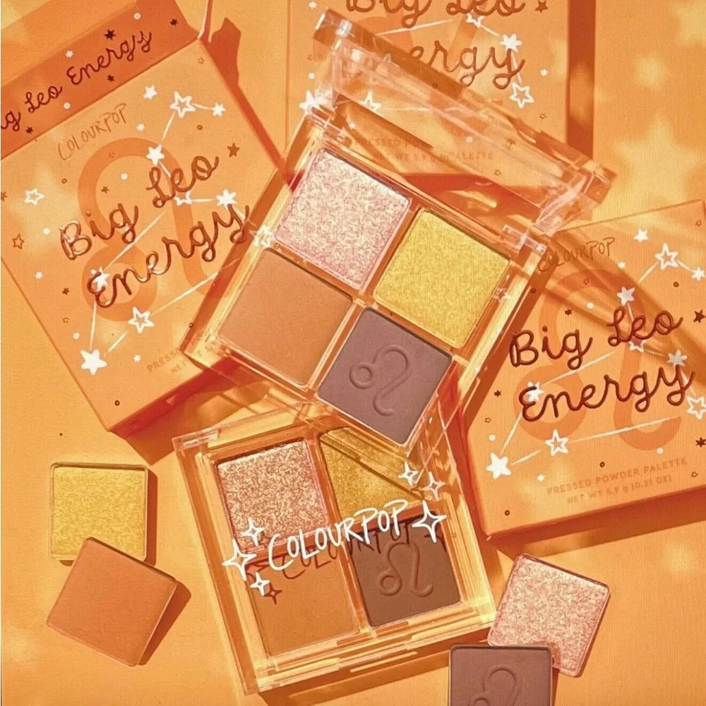 Colourpop Big Leo Energy Palette - Bold Colors - Metallic Shimmer and Matte